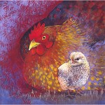 vierkante dubbele wenskaart
met envelop
Loes Botman